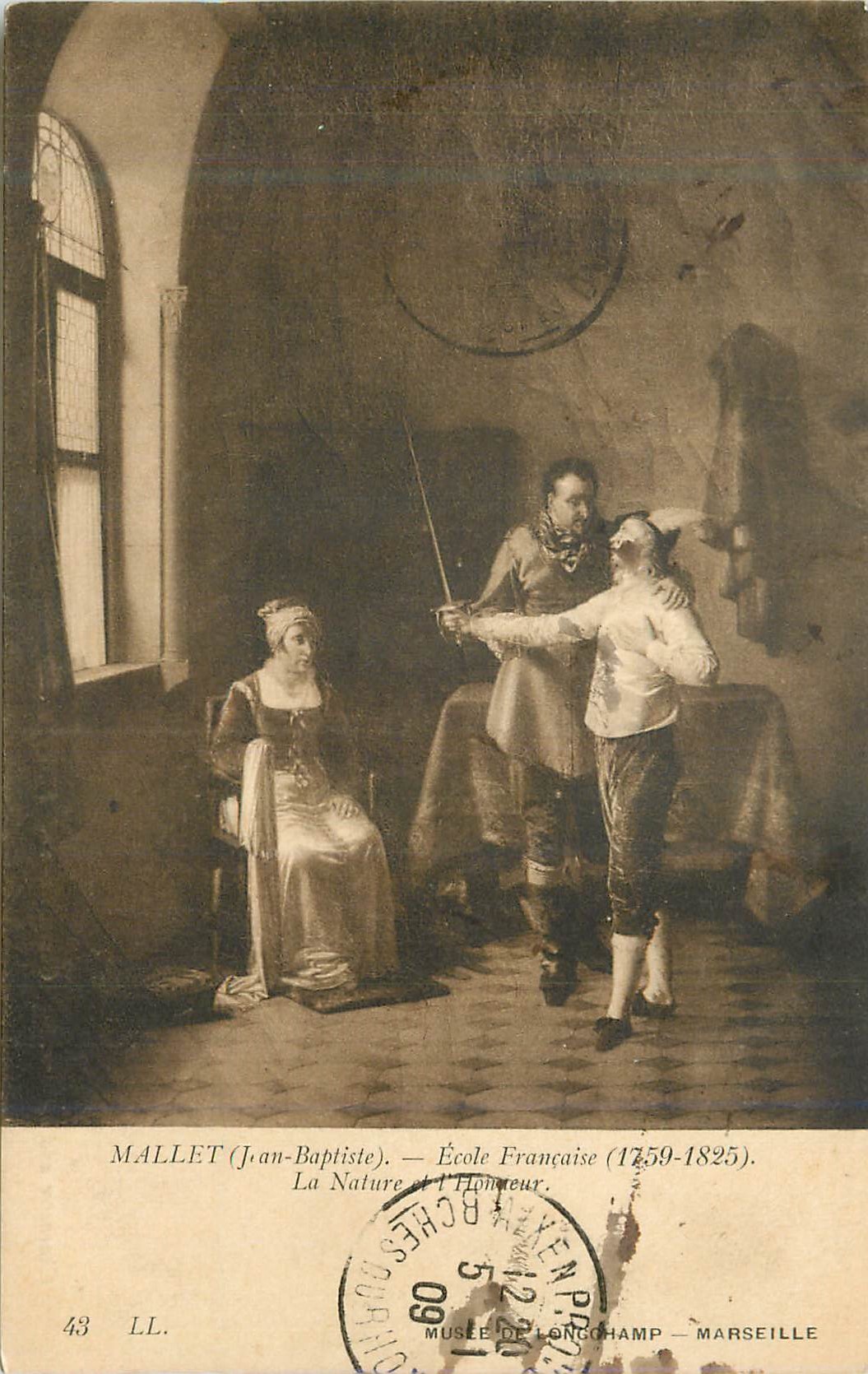 CPA Maillet (jean baptiste) ecole francaise (1759 1825) la nature et l honneur