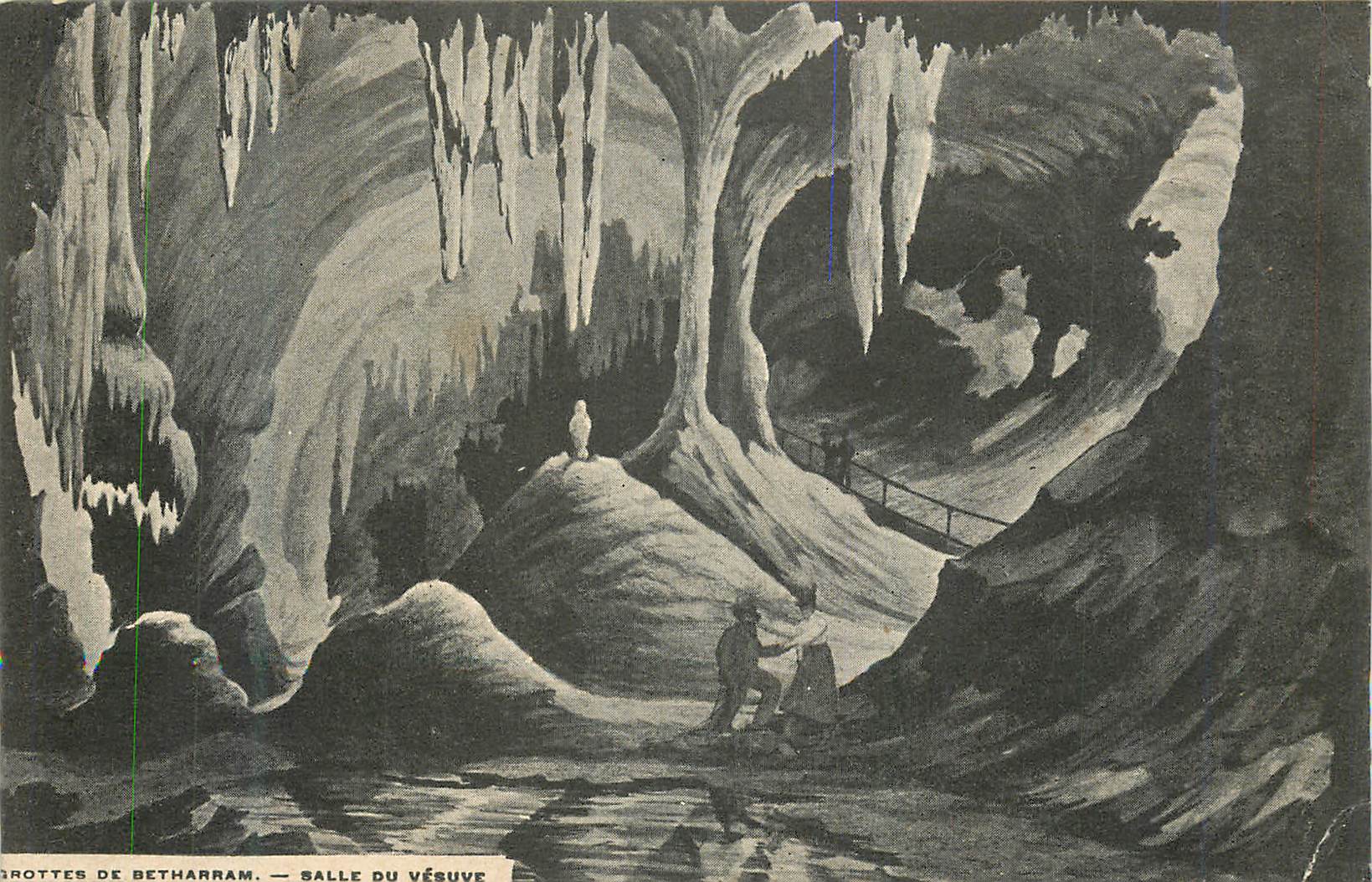 CPA Grottes de betharram salle du vesuve