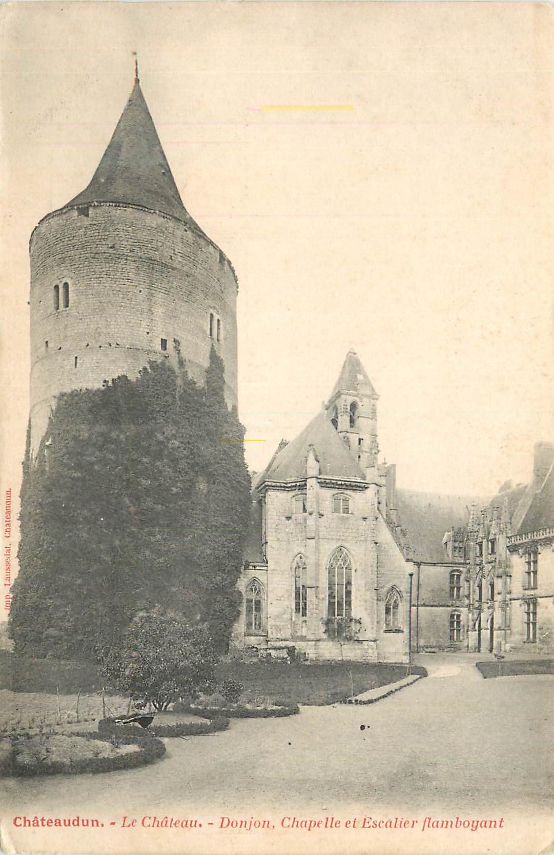 CPA Chateaudun le chateau donjon chapelle et escalier mamboyant