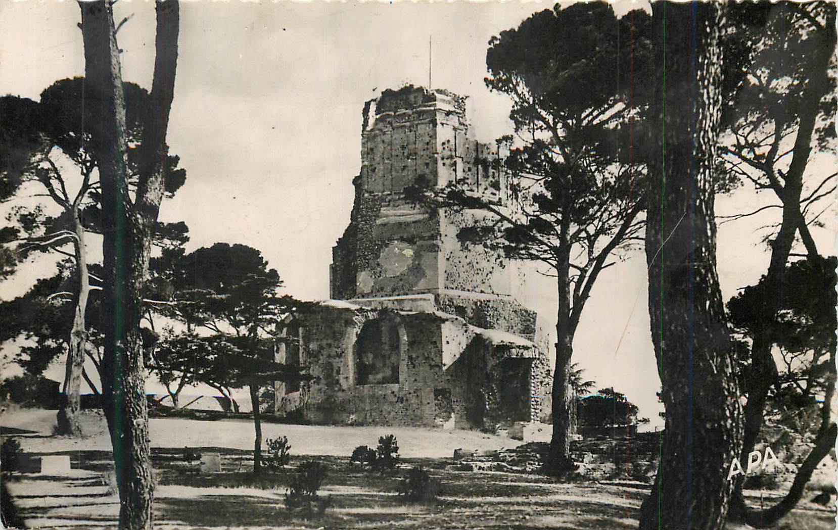 CPM Nimes (gard) la tour magne