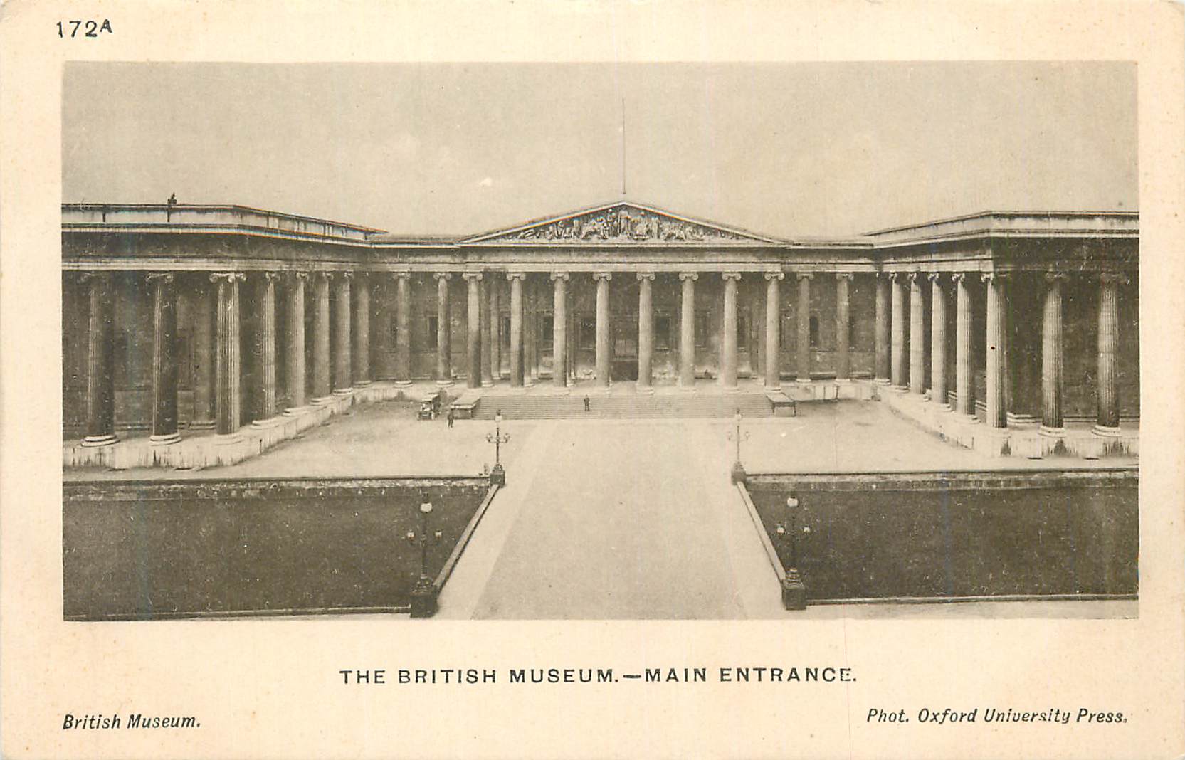 CPA The british museum main entrance
