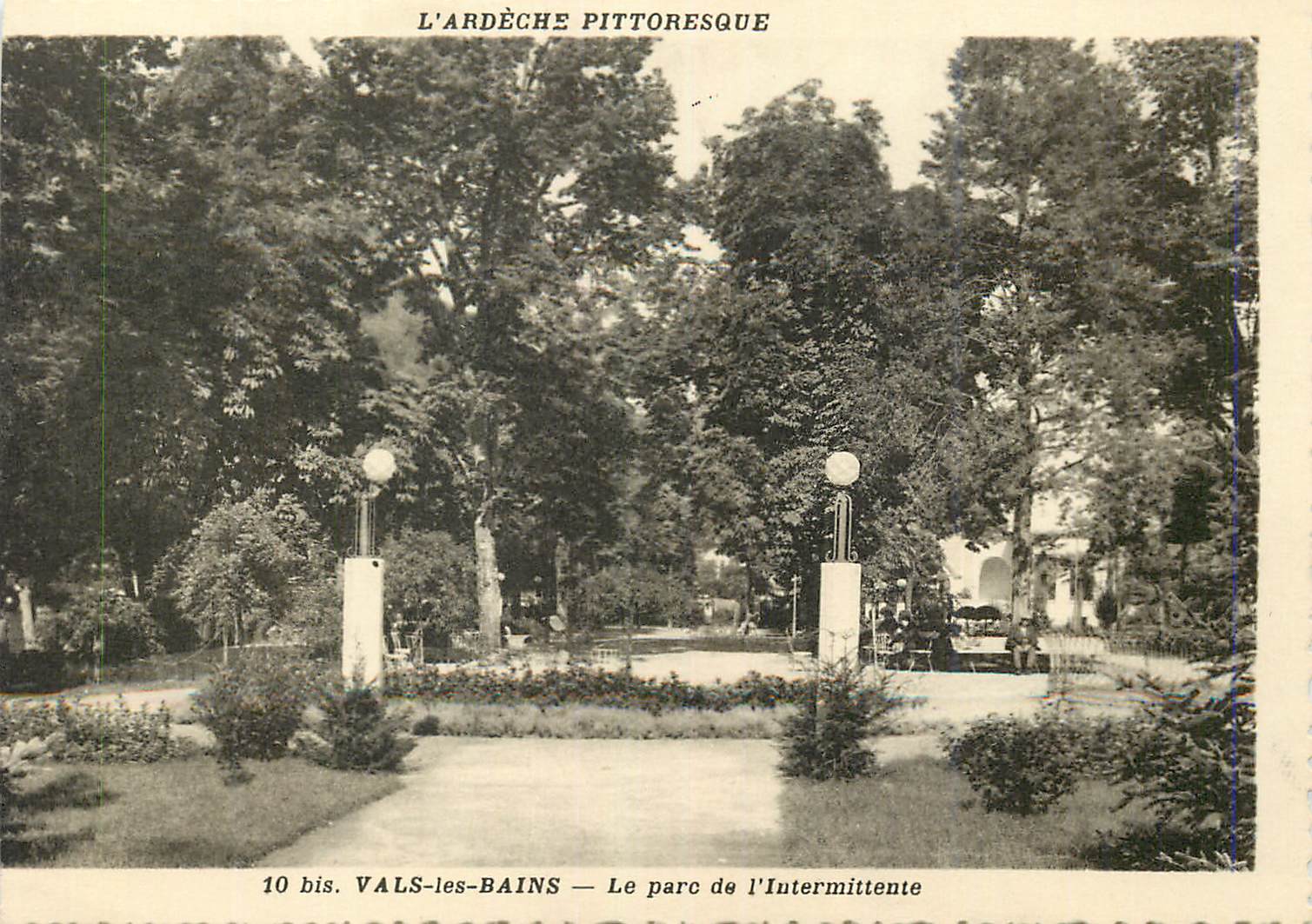 Vals-les-Bains — Le parc de l'Intermittente — L'Ardèche pittoresque