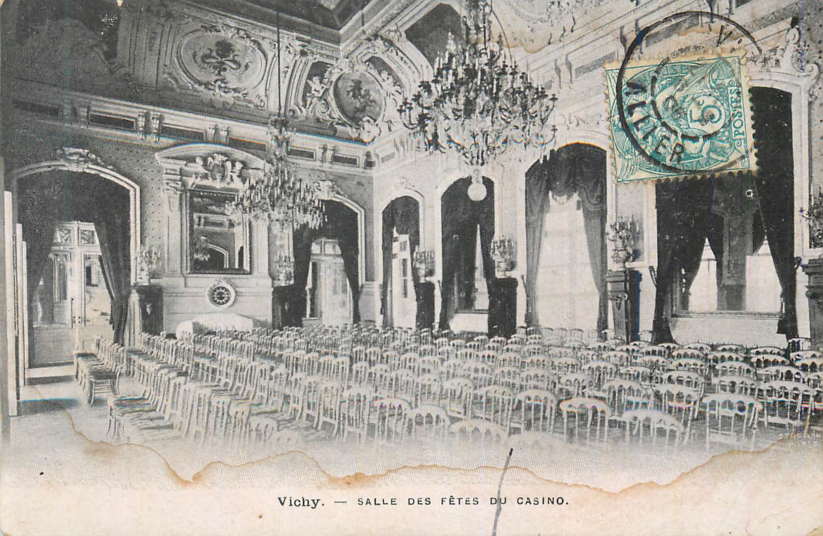 CPA Vichy salle des fetes du casino