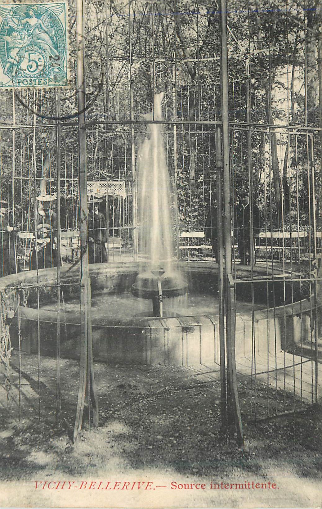 CPA Vichy bellerive source intermittente