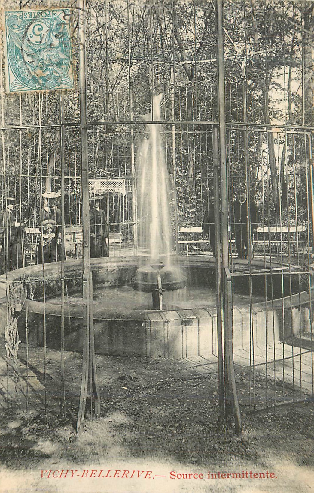 CPA Vichy bellerive source intermittente