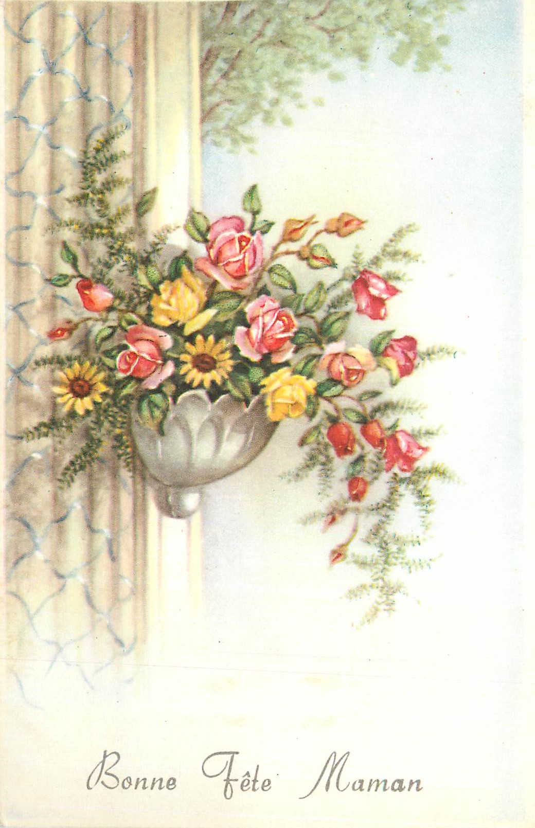 CPA Bonne fete maman