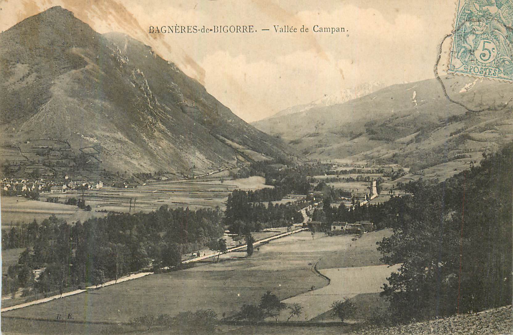 CPA Bagneres de bigorre vallee de campan