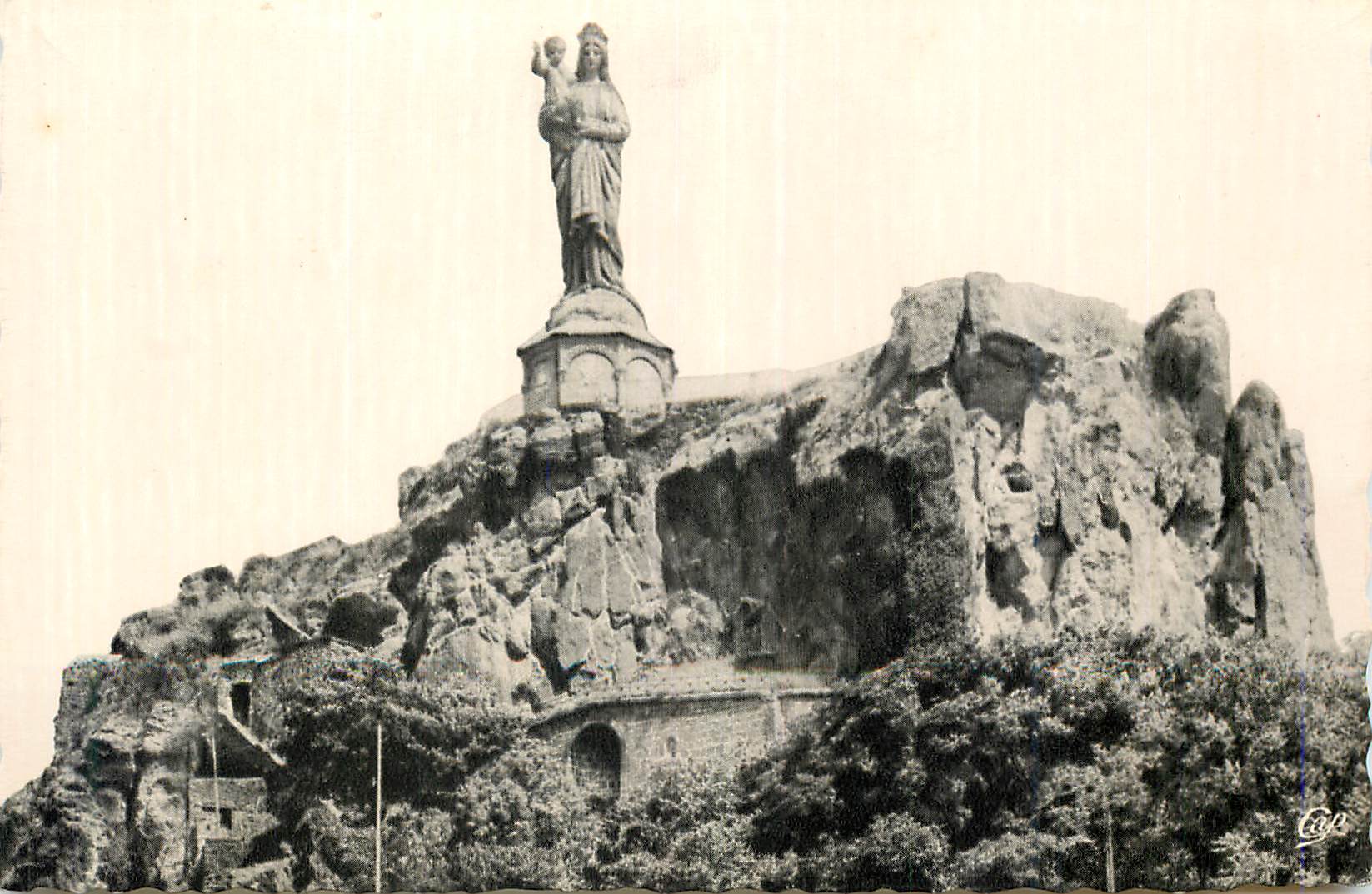 CPM Le puy (hte loire) cap 122 la statue colossale de notre dame de france (d apres bonassieux)