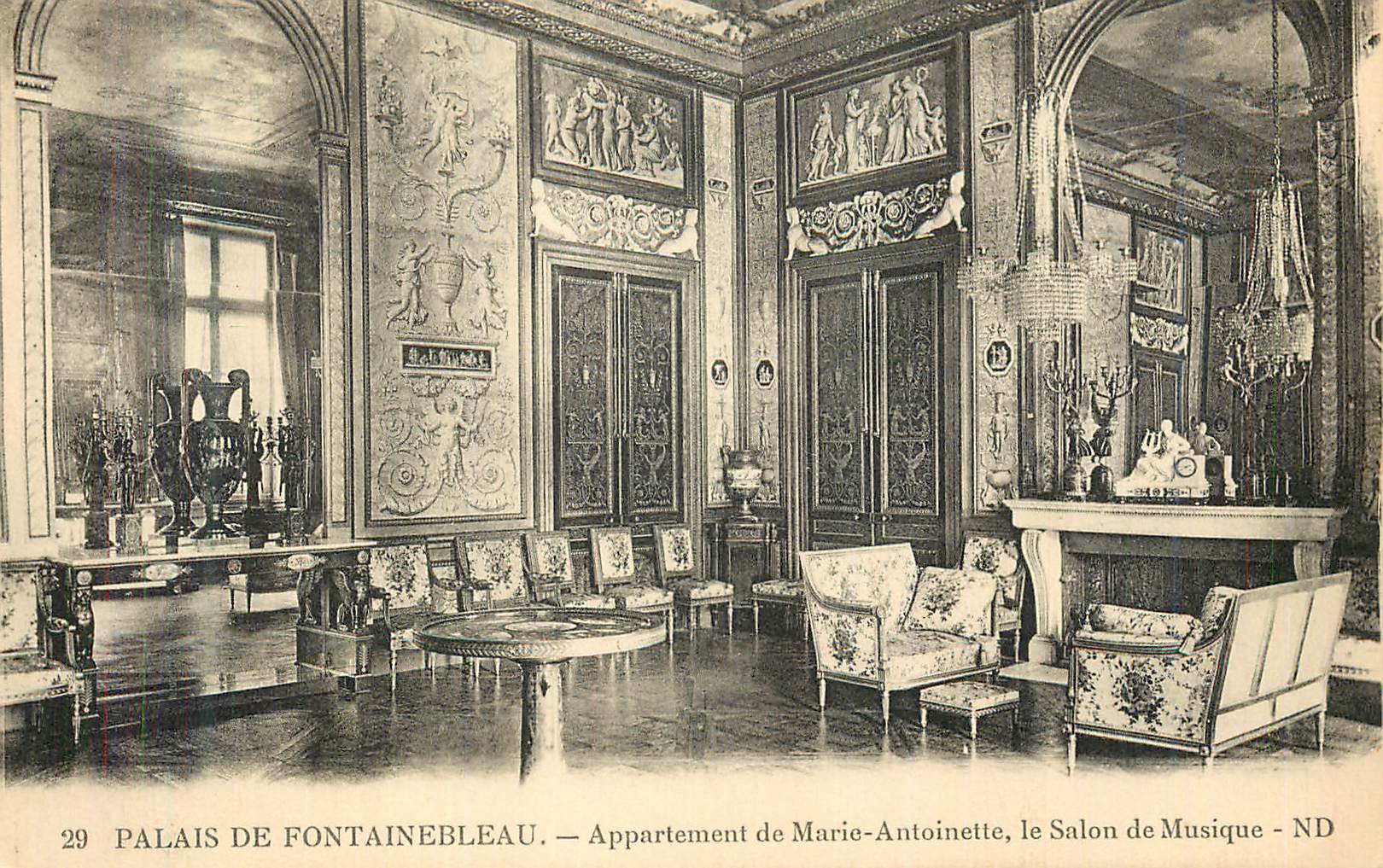 Schloss Fontainebleau — Wohnung von Marie-Antoinette, der Musiksaal
