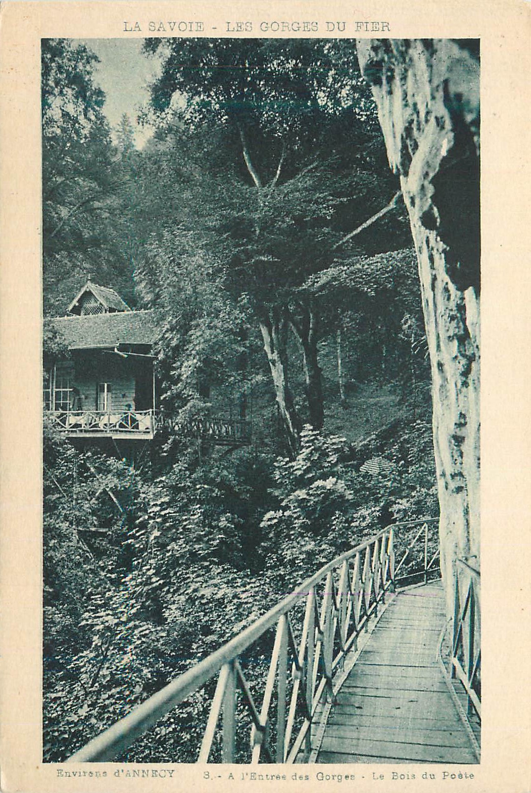 CPA La savoie les gorges du fier
