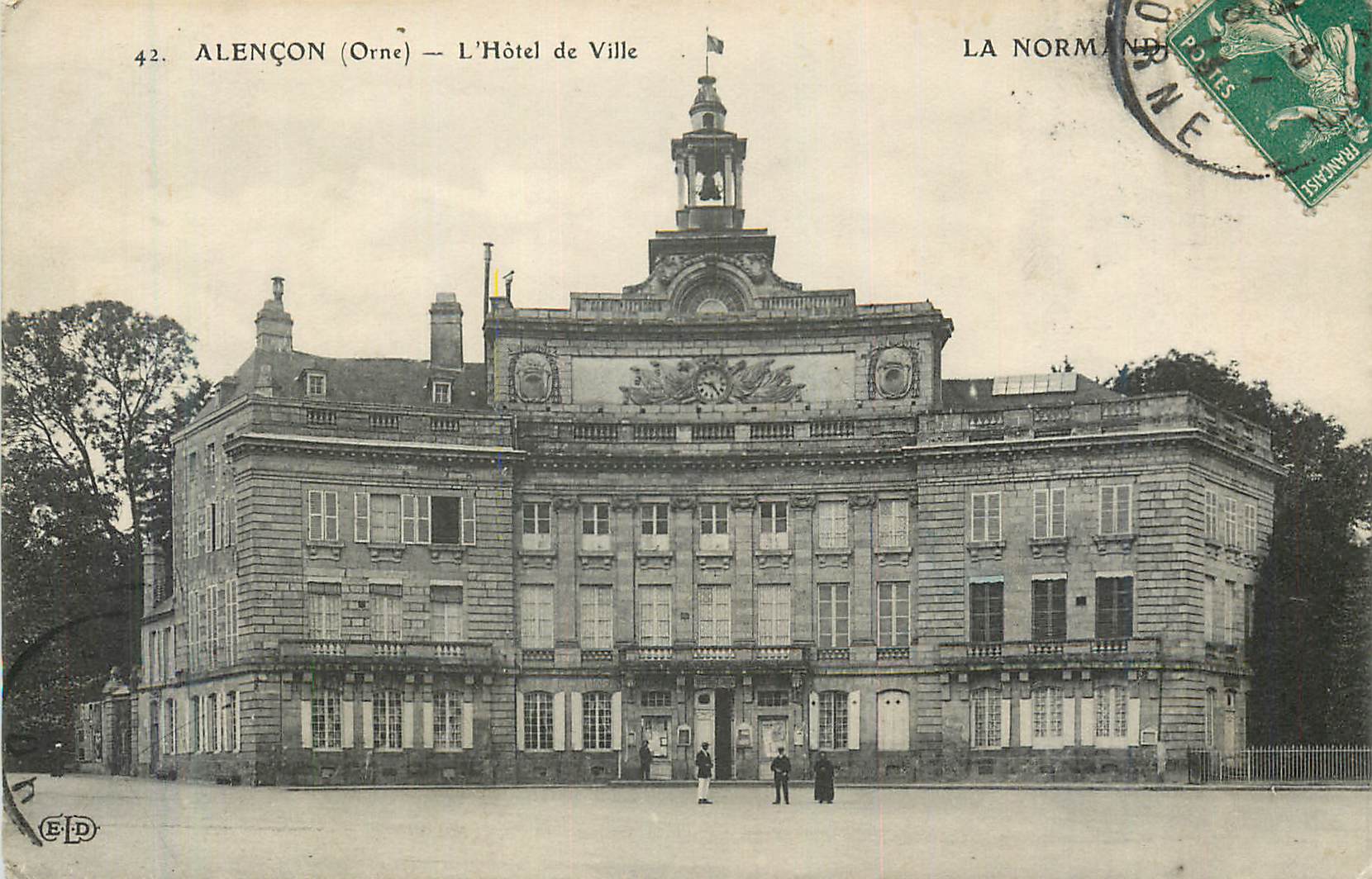 CPA Alencon (orne) l hotel de ville