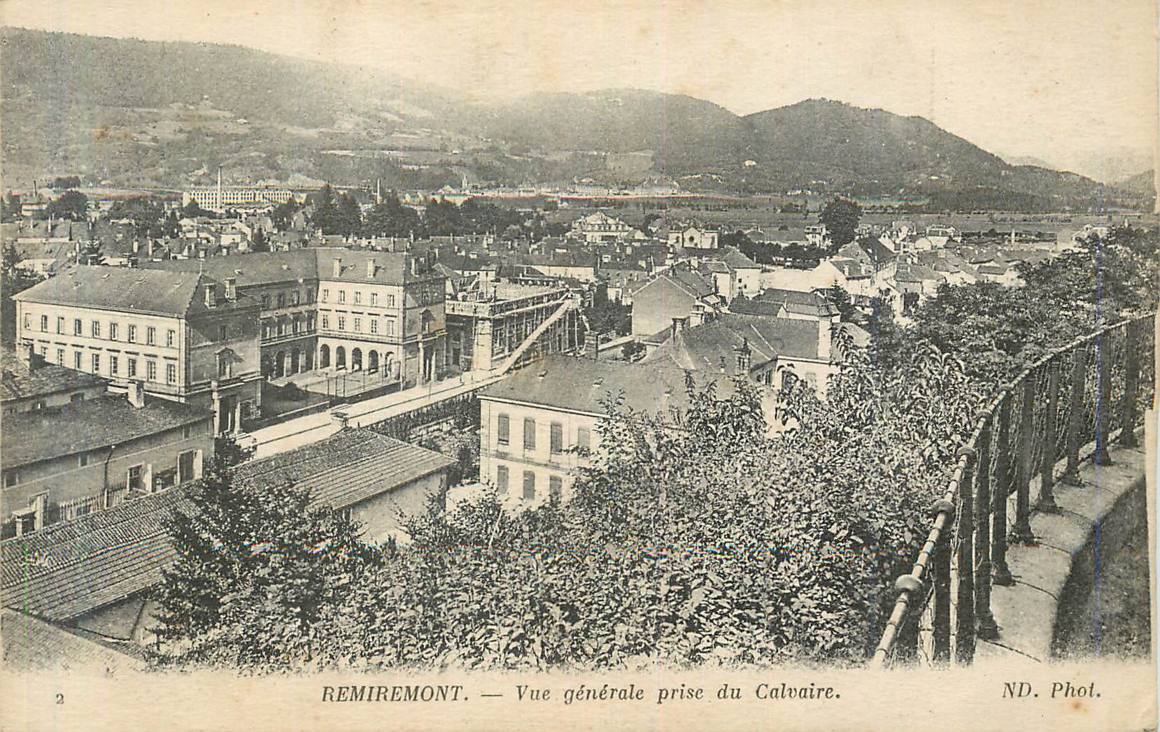 CPA Remiremont vue generale prise du calvaire