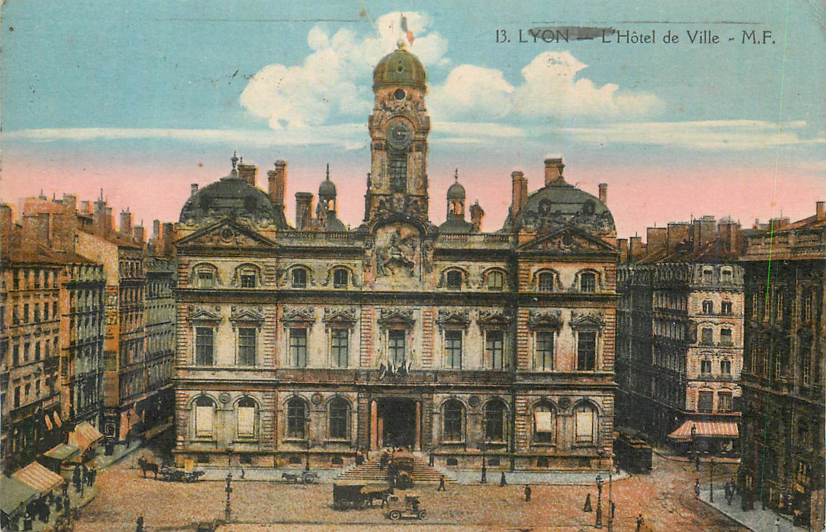 CPA Lyon l hotel de ville