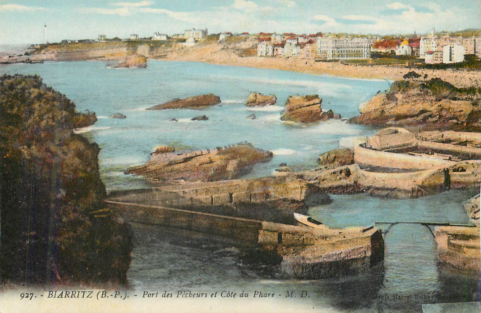 Biarritz (B.-P.) - Port des Pêcheurs et Côte du Phare - M. D.