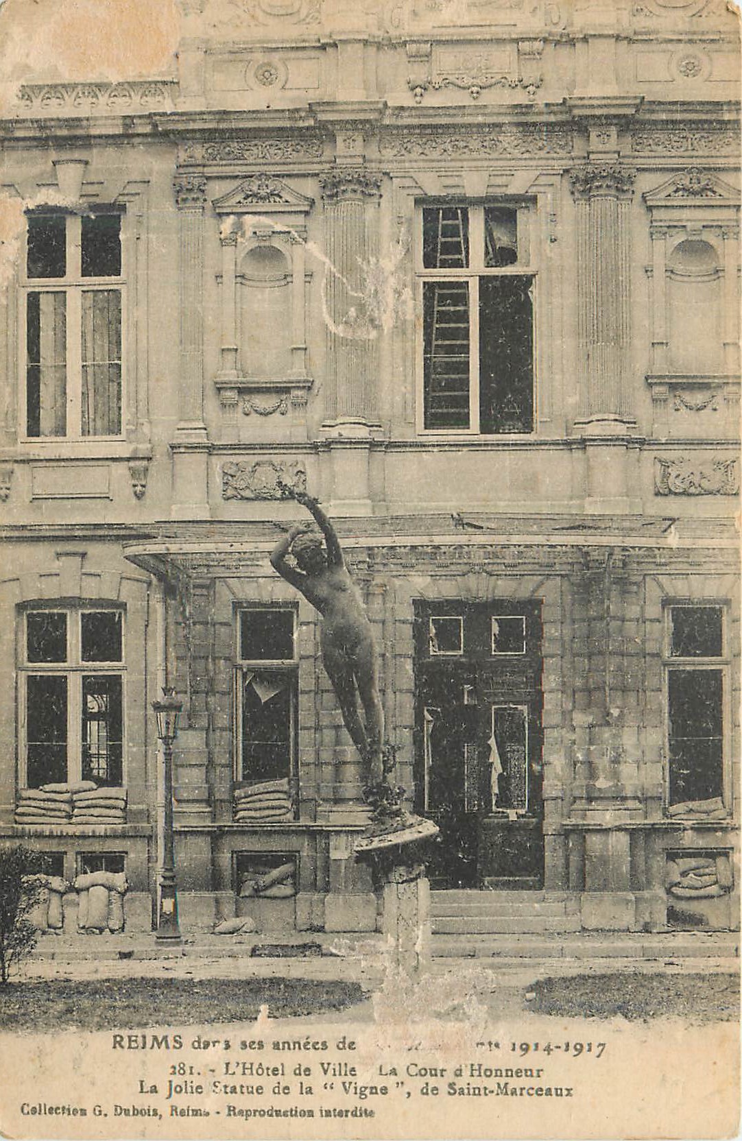 CPA Reims L'hotel de ville
