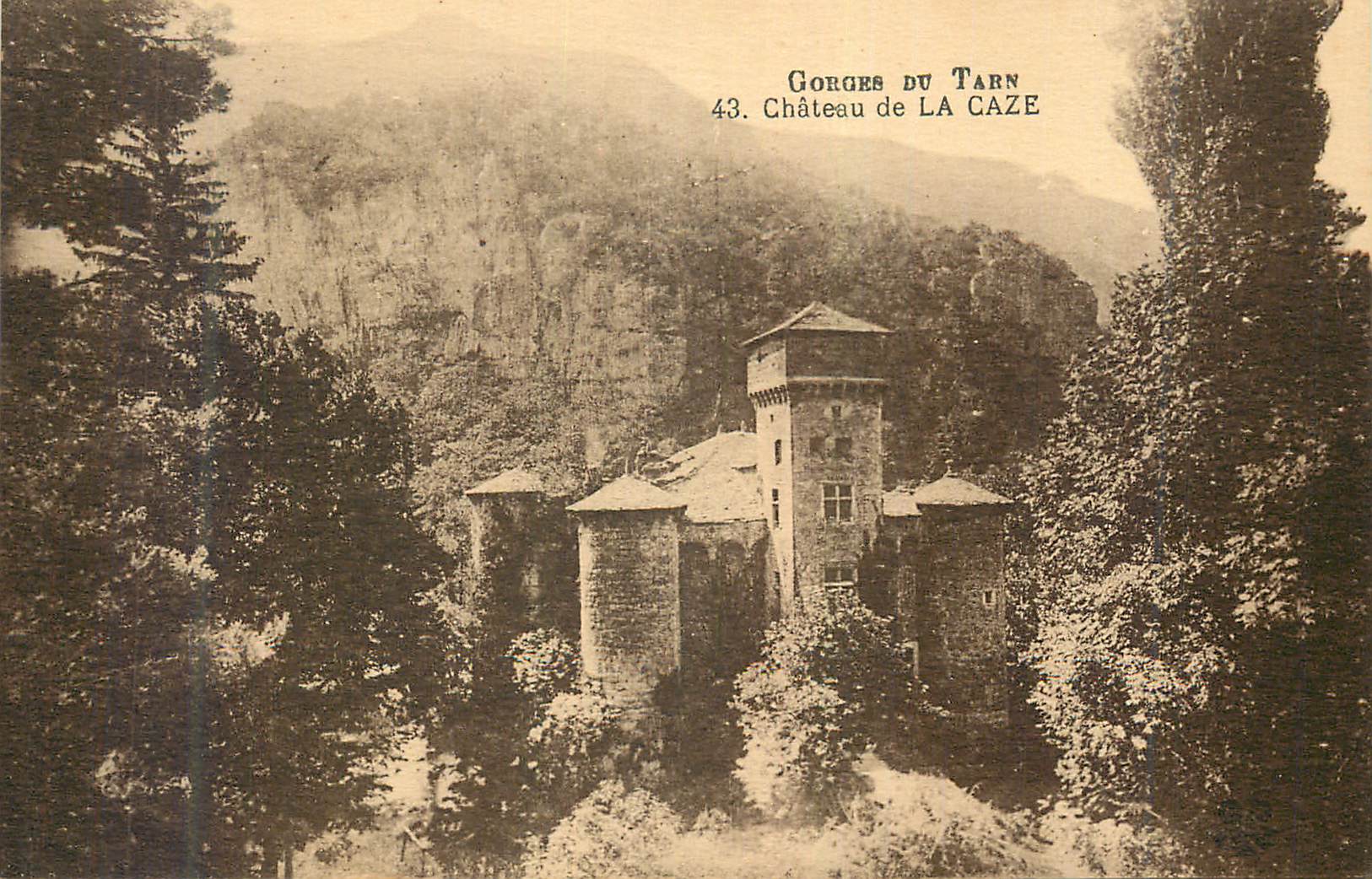 CPA Gorges du tarn 43 chateau de la caze