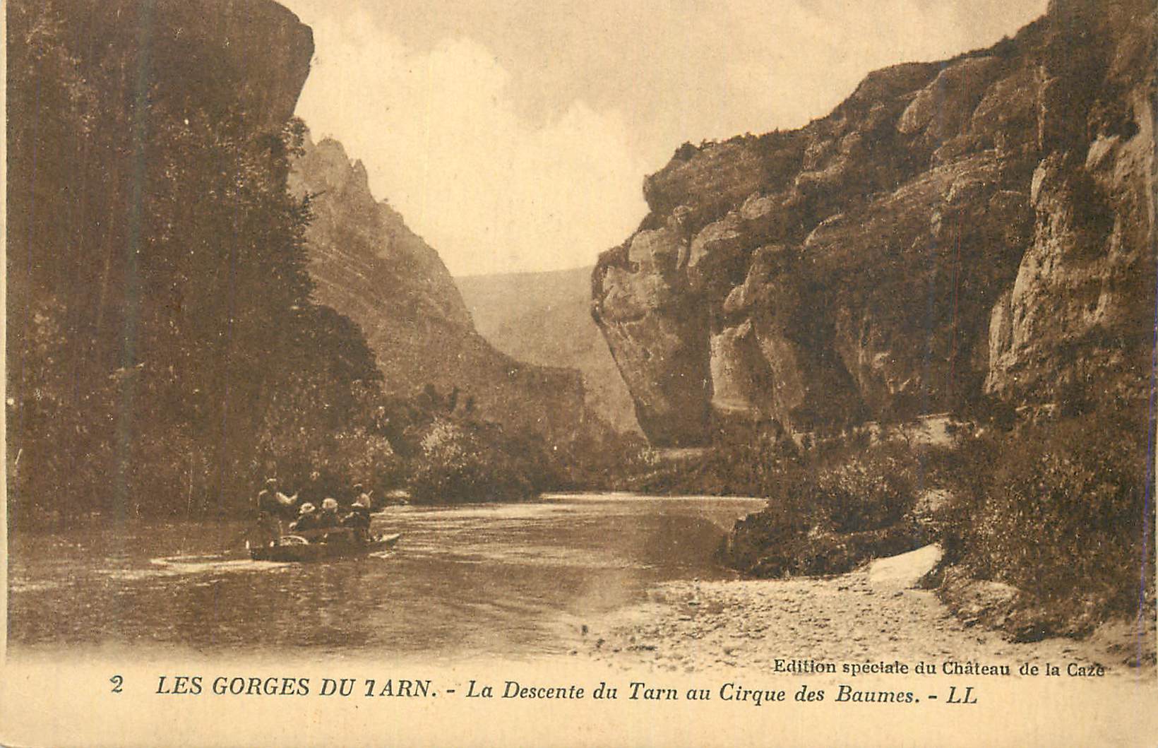 CPA Les gorges du tarn la descente du tarn au cirque des baumes