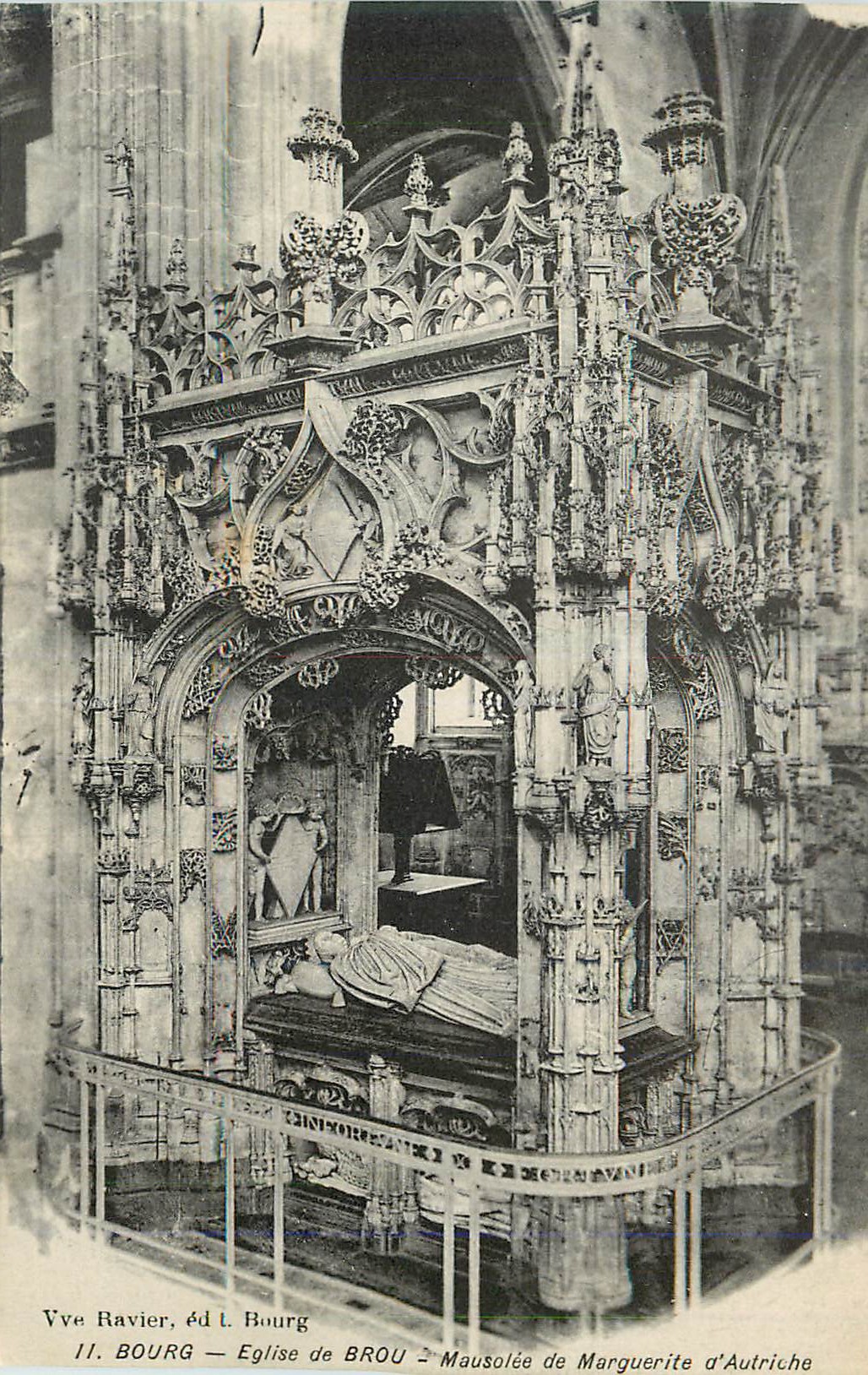 CPA 11 bourg eglise de brou mausolee de marguerite d autriche