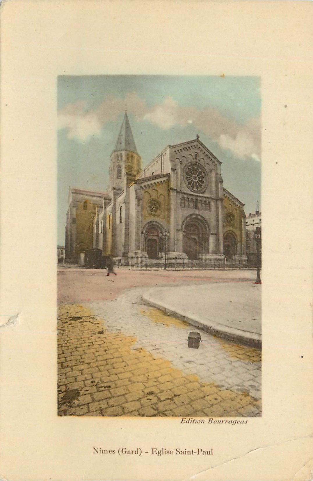 CPA Nimes (gard) eglise saint paul