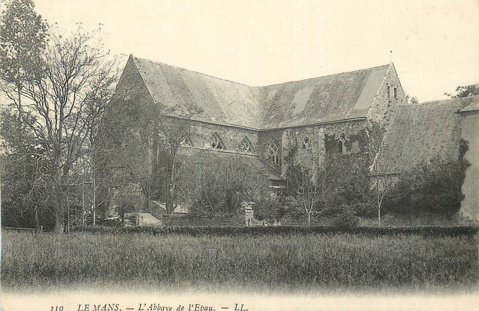 CPA 110 le mans l abbaye de l epau