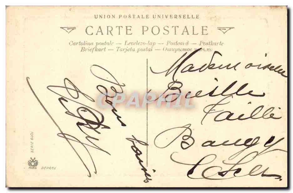 CPA Militaria Hussards Releve de vedette — Rückseite