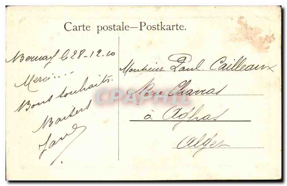 CPA Paysage Lawes — Verso