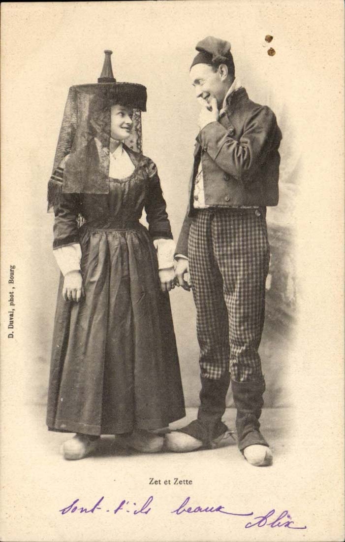 CPA Couple zet et Zette 