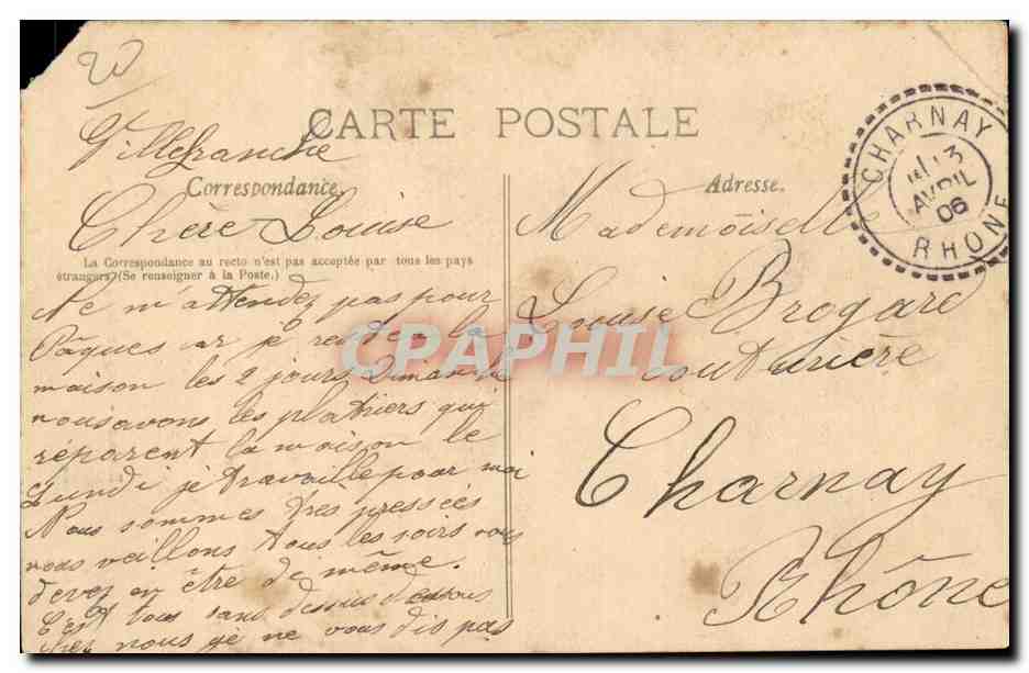 CPA Bressan Le jour de la Saint martin — Verso