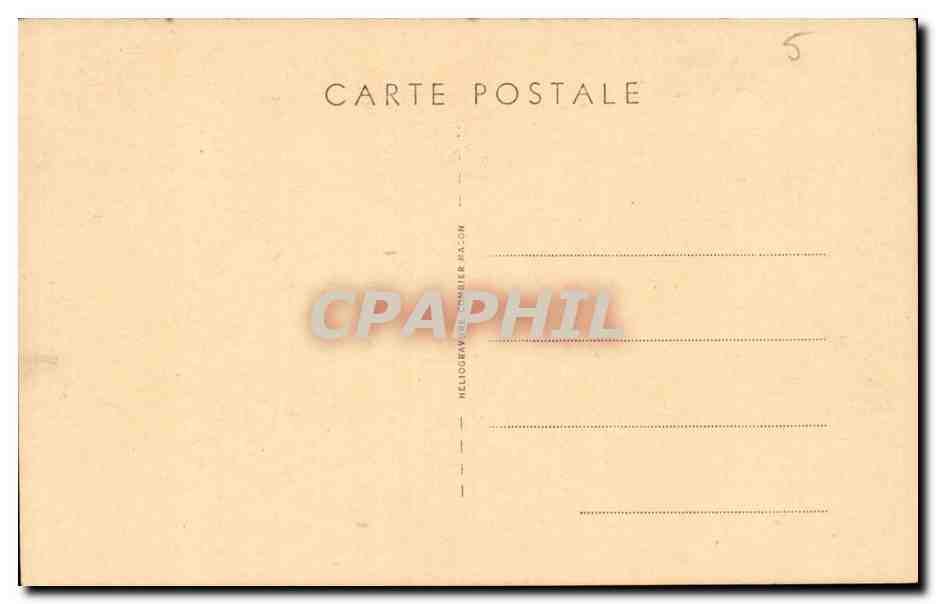 CPA Costume Folklore Les Auvergnats chez eux Confidences — Verso