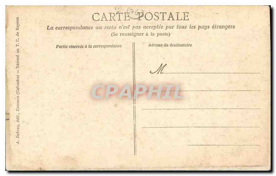 CPA Costume Folklore En Normandie St Valery en Caux  — Verso