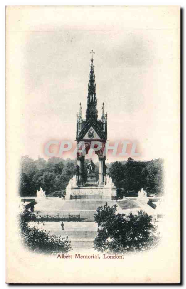 Grande Bretagne CPA Albert Memorial London Londres