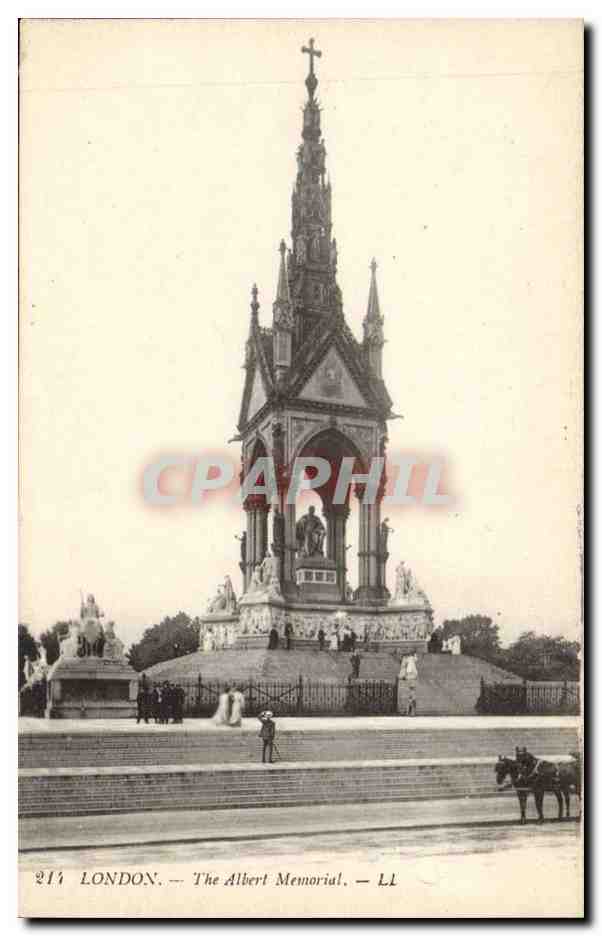Grande Bretagne CPA Londres London The Albert memorial