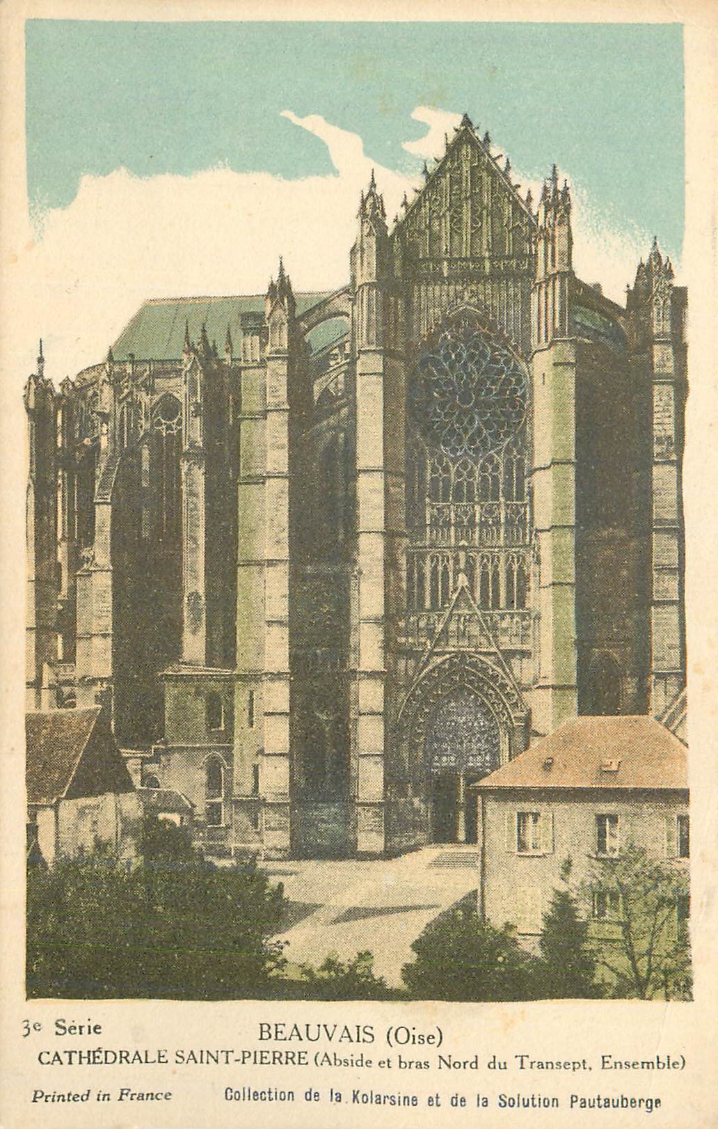 CPA Beauvais (Oise) Cathedrale Saint Pierre (Abside et Bras du Transept)