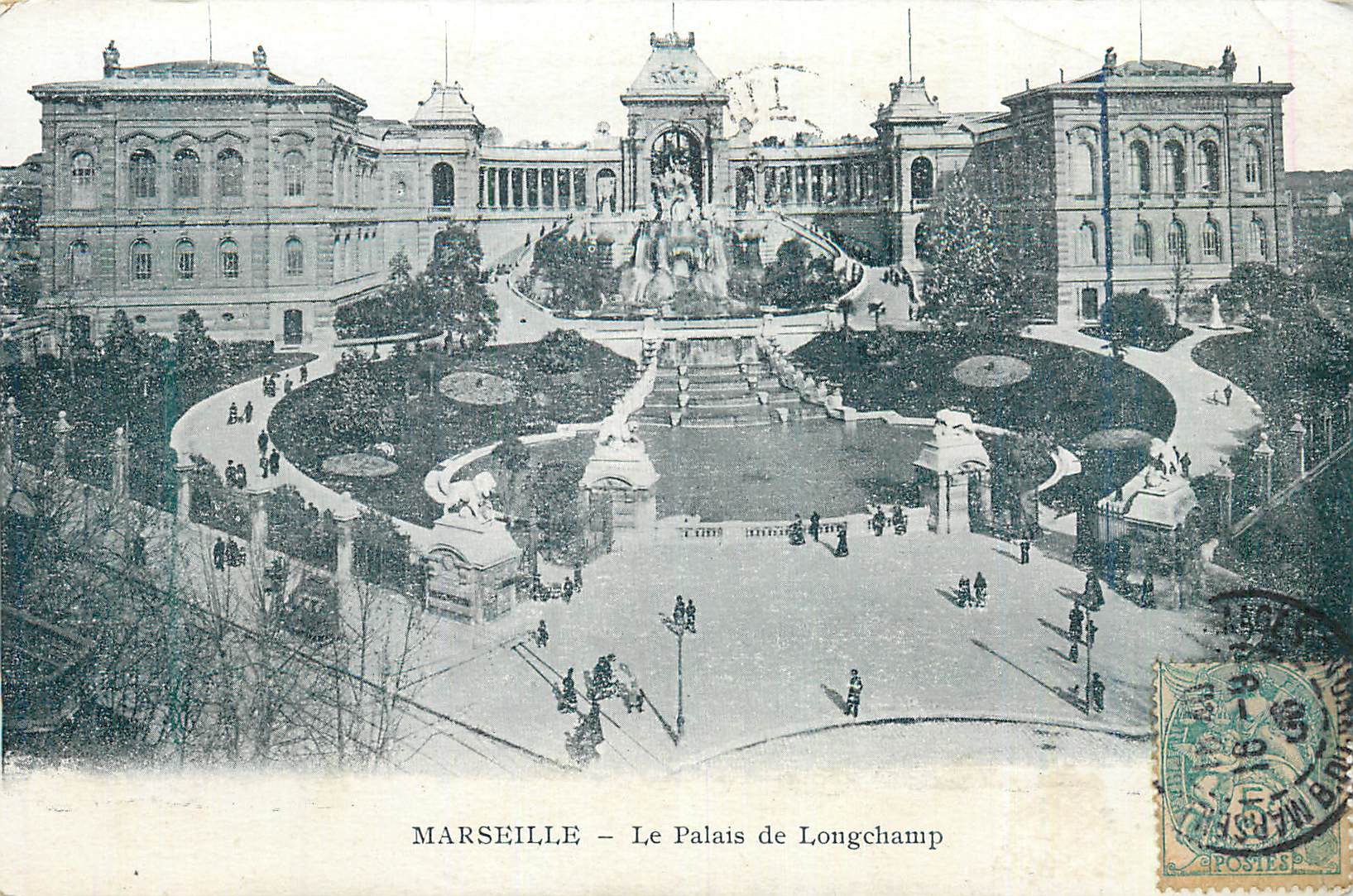 CPA Marseille Le Palais du Longchamp