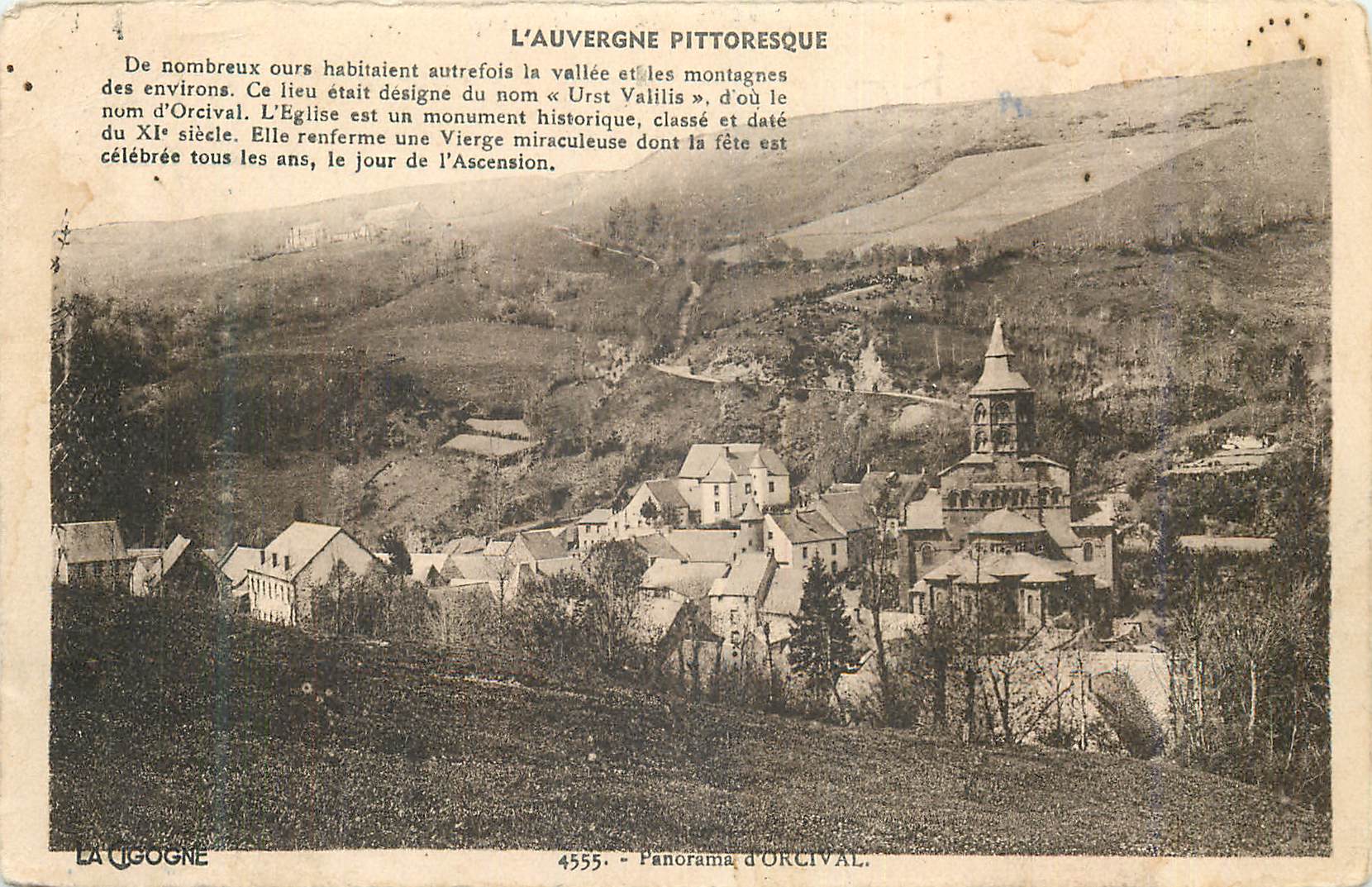 CPA Panorama d'Orcival L'Auvergne Pittoresque