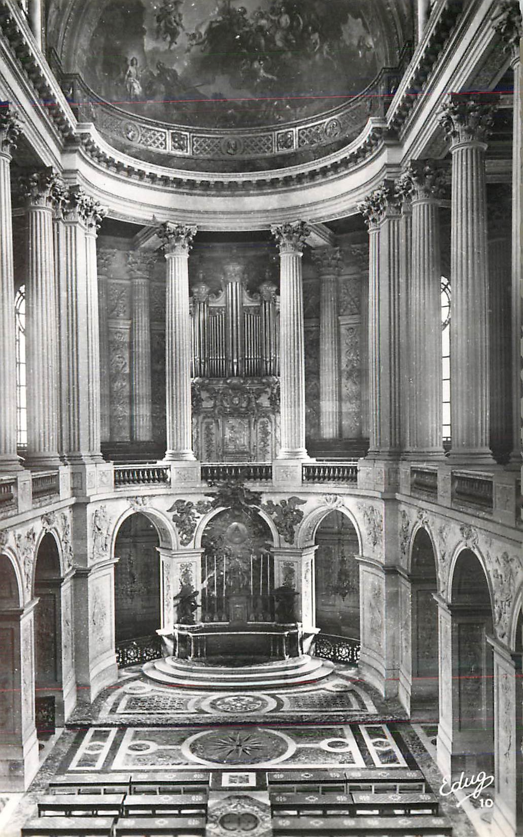 Intérieur de l'église — vue du chœur et de l'orgue — Edug 10