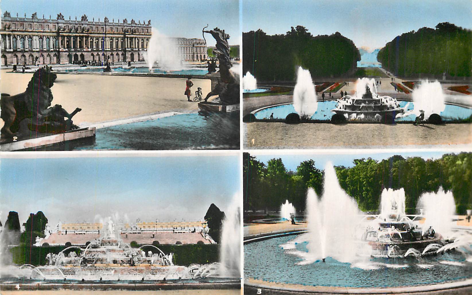 Château de Versailles — Fontaines et jardins — Éditeur non identifié, n° de série non visible