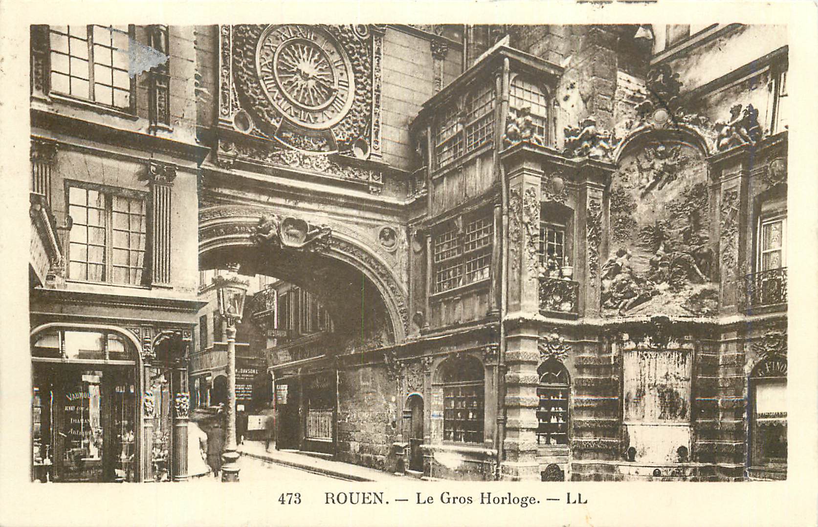 CPA Rouen Le Gros Horloge