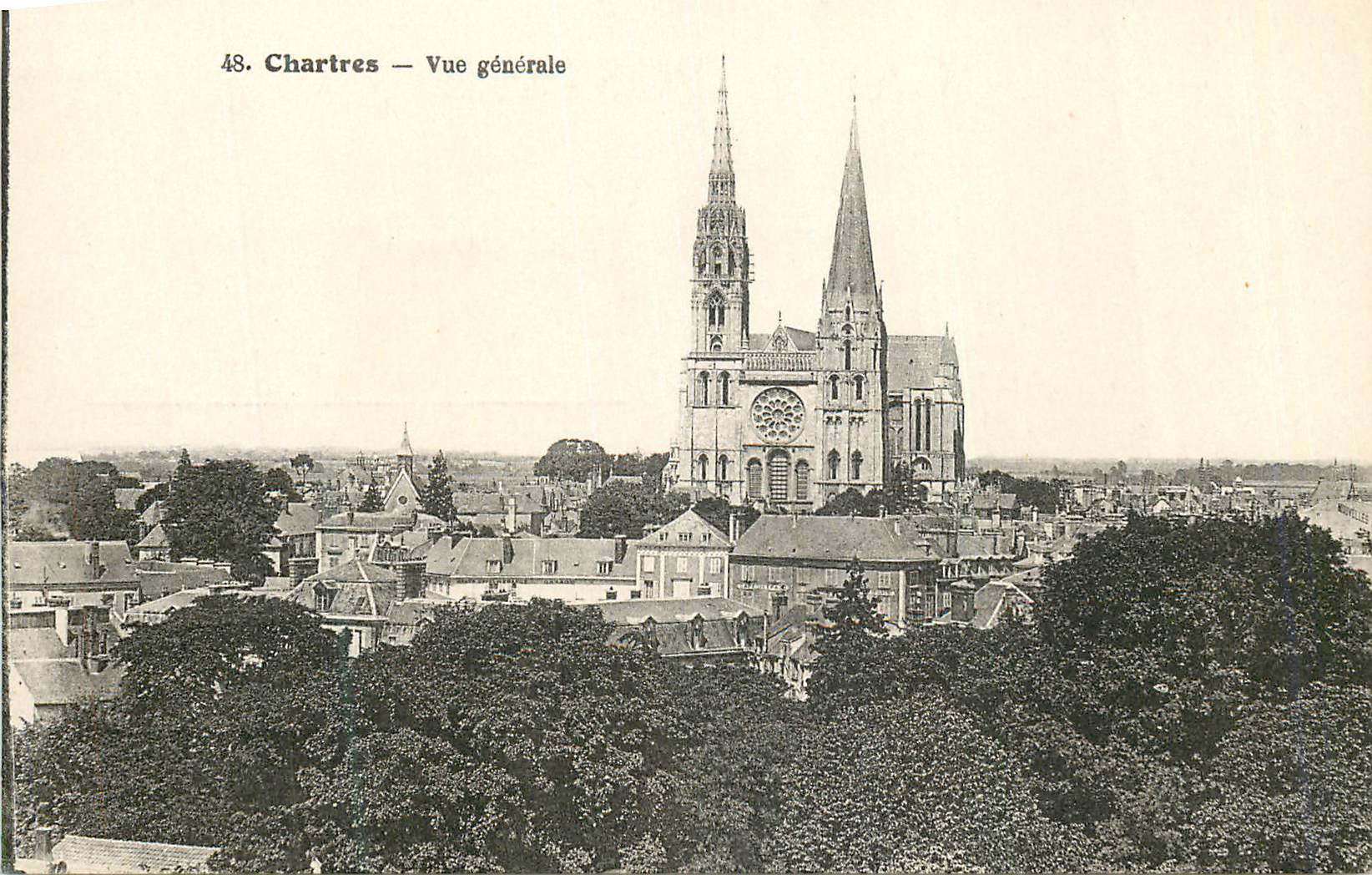 CPA Chartres Vue Generale