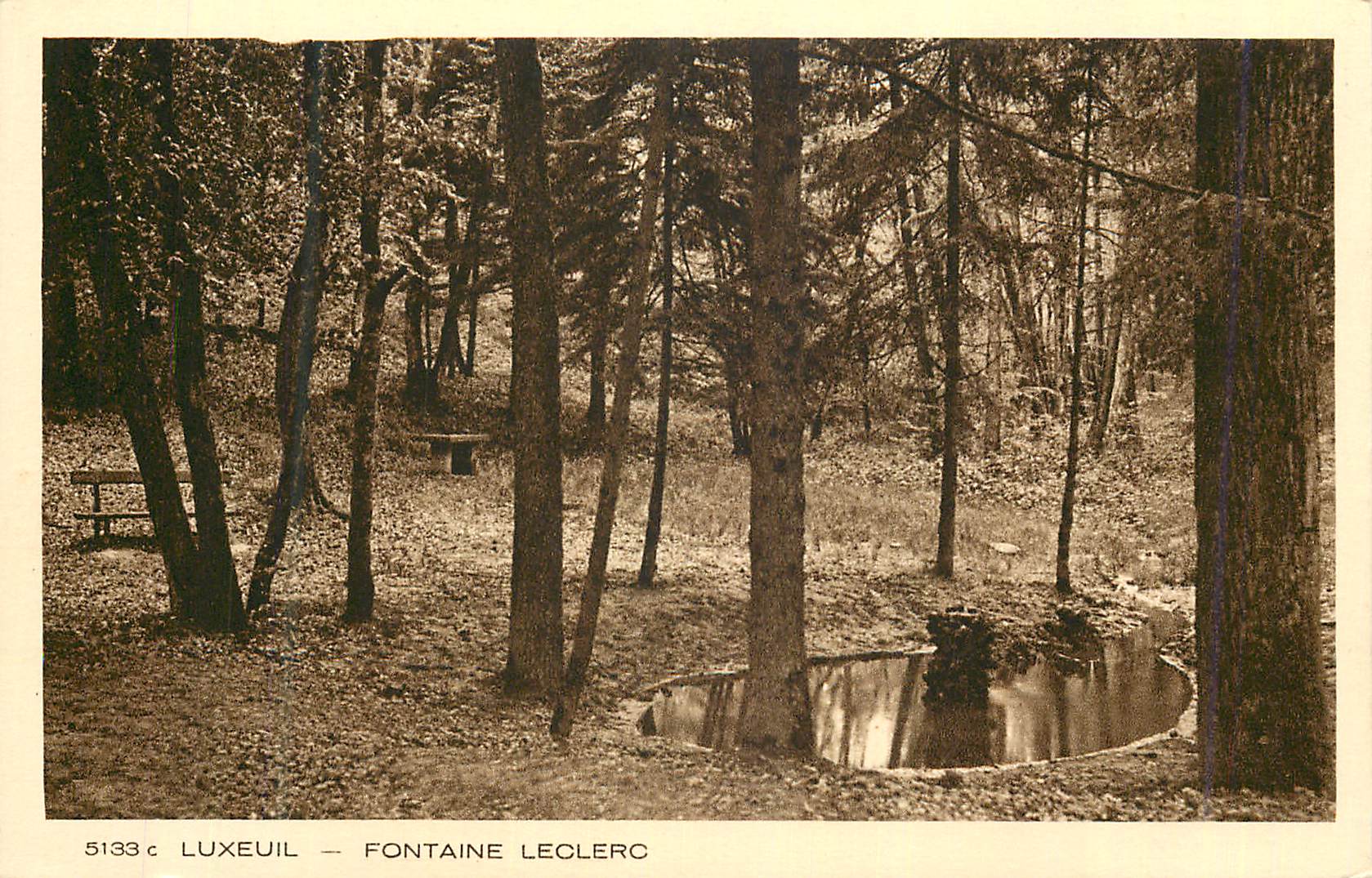 CPA Luxeuil Fontaine Leclerc