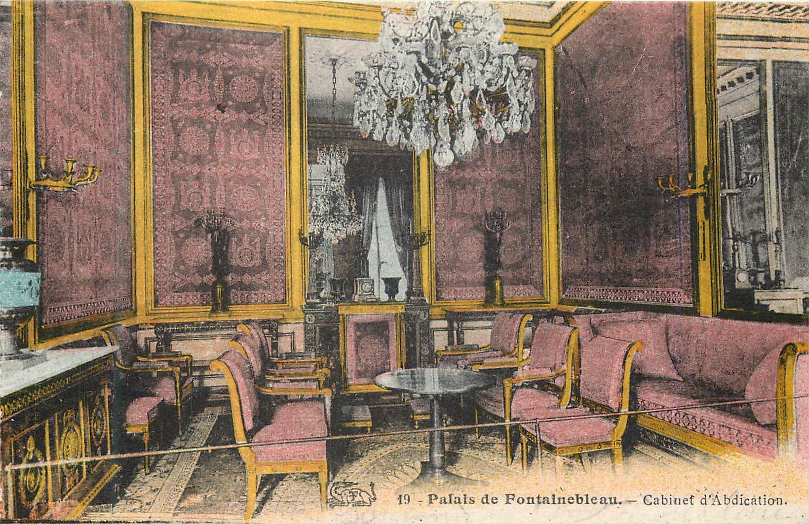 Palais de Fontainebleau — Cabinet d'Abdication — n°19