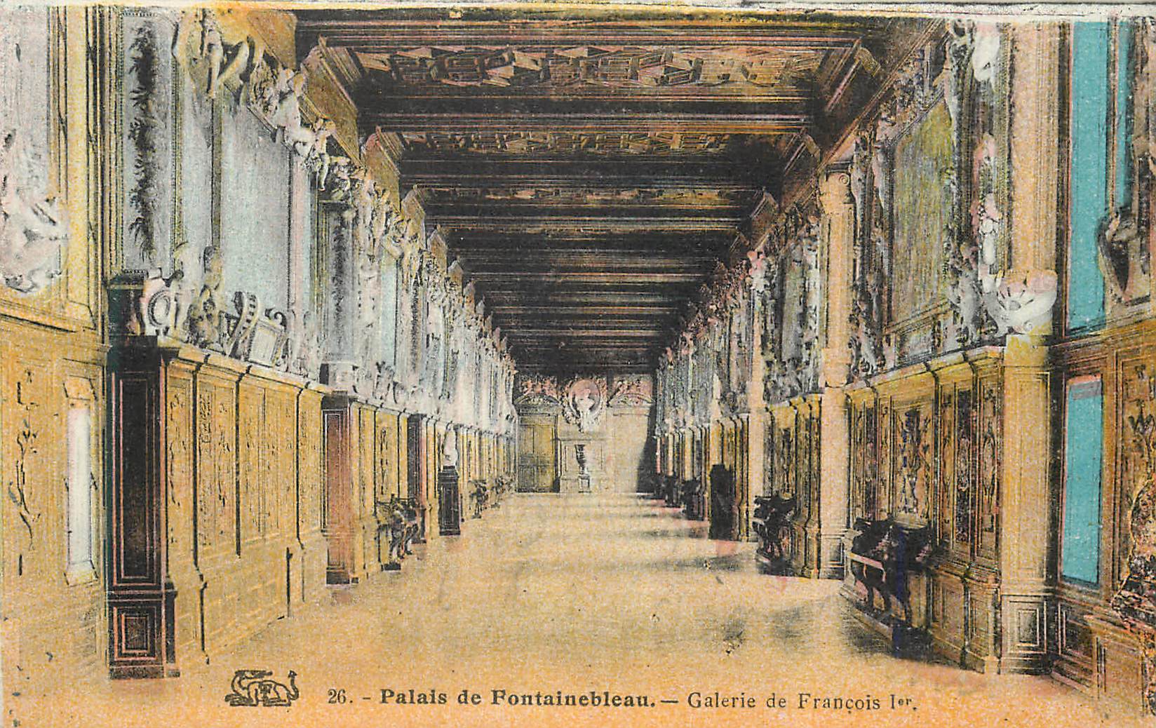 Palazzo di Fontainebleau — Galleria di Francesco I