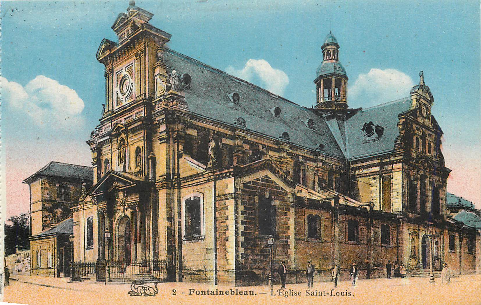 Fontainebleau — L'Église Saint-Louis — Éditeur : V. P. (n° 2)