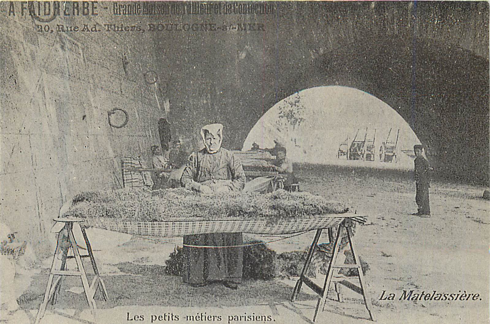 REPRO La Matelassiere Les Petits Metiers Parisiens