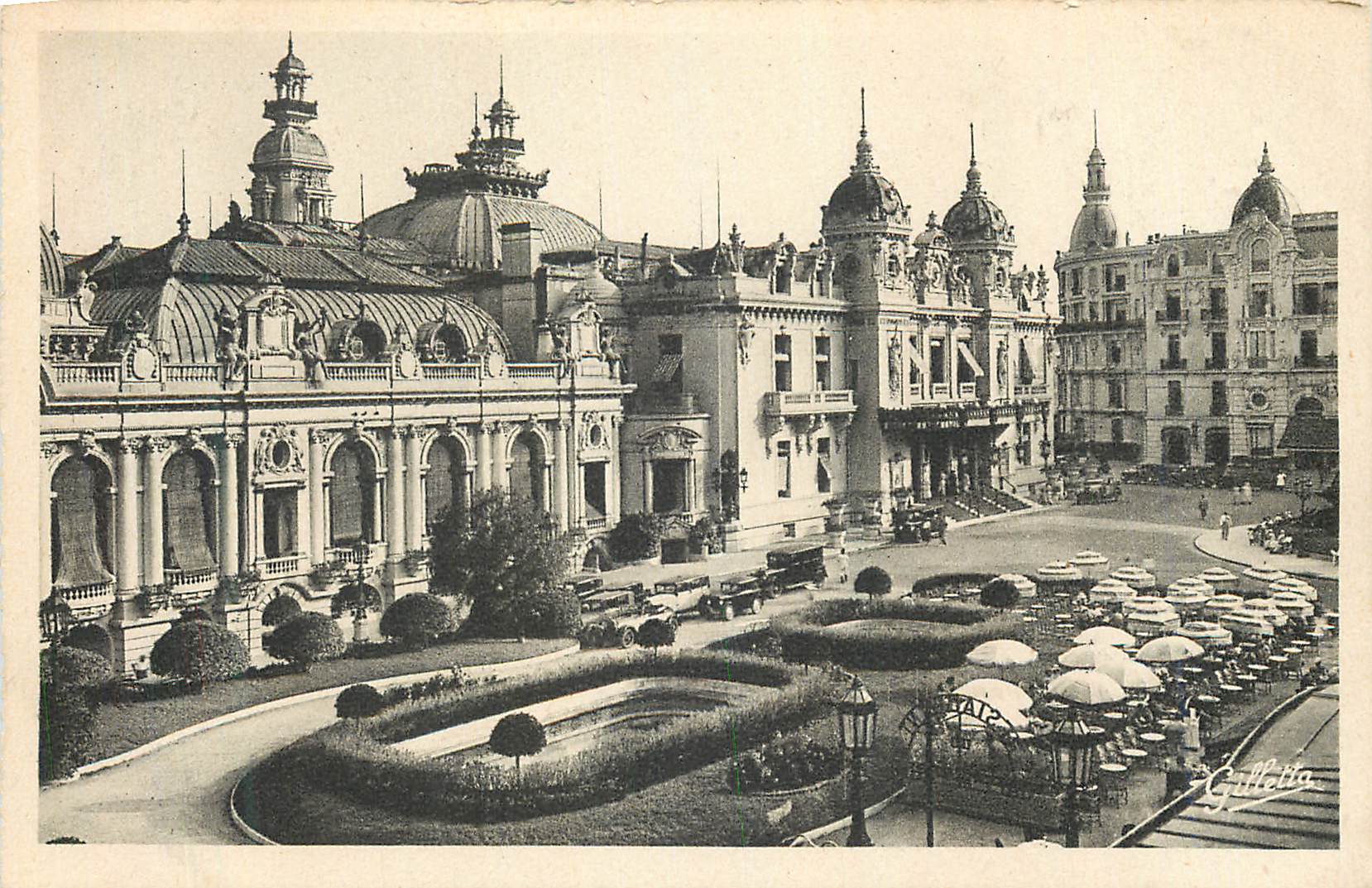 CPA Monte Carlo Cote d'Azur Artistique Casino et Hotel de Paris