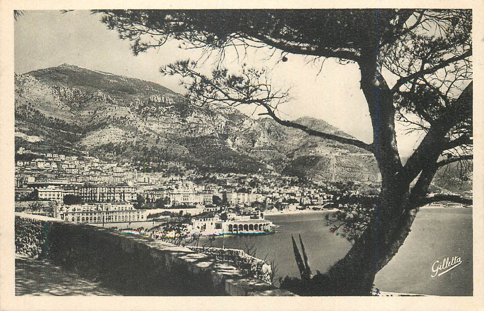 CPA Monte Carlo Cote d'Azur Artistique Vue Generale