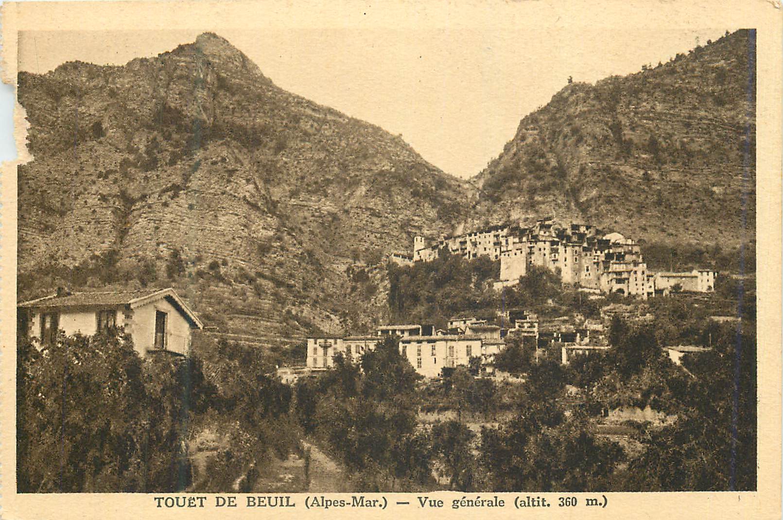 Touët de Beuil (Alpes-Mar.) — Vue générale (altit. 360 m.)