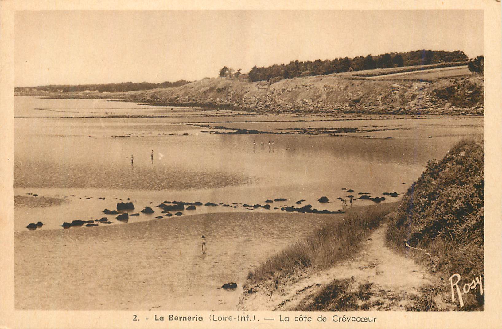 CPA La Bernerie (Loire Inf) La Cote de Crevecoeur