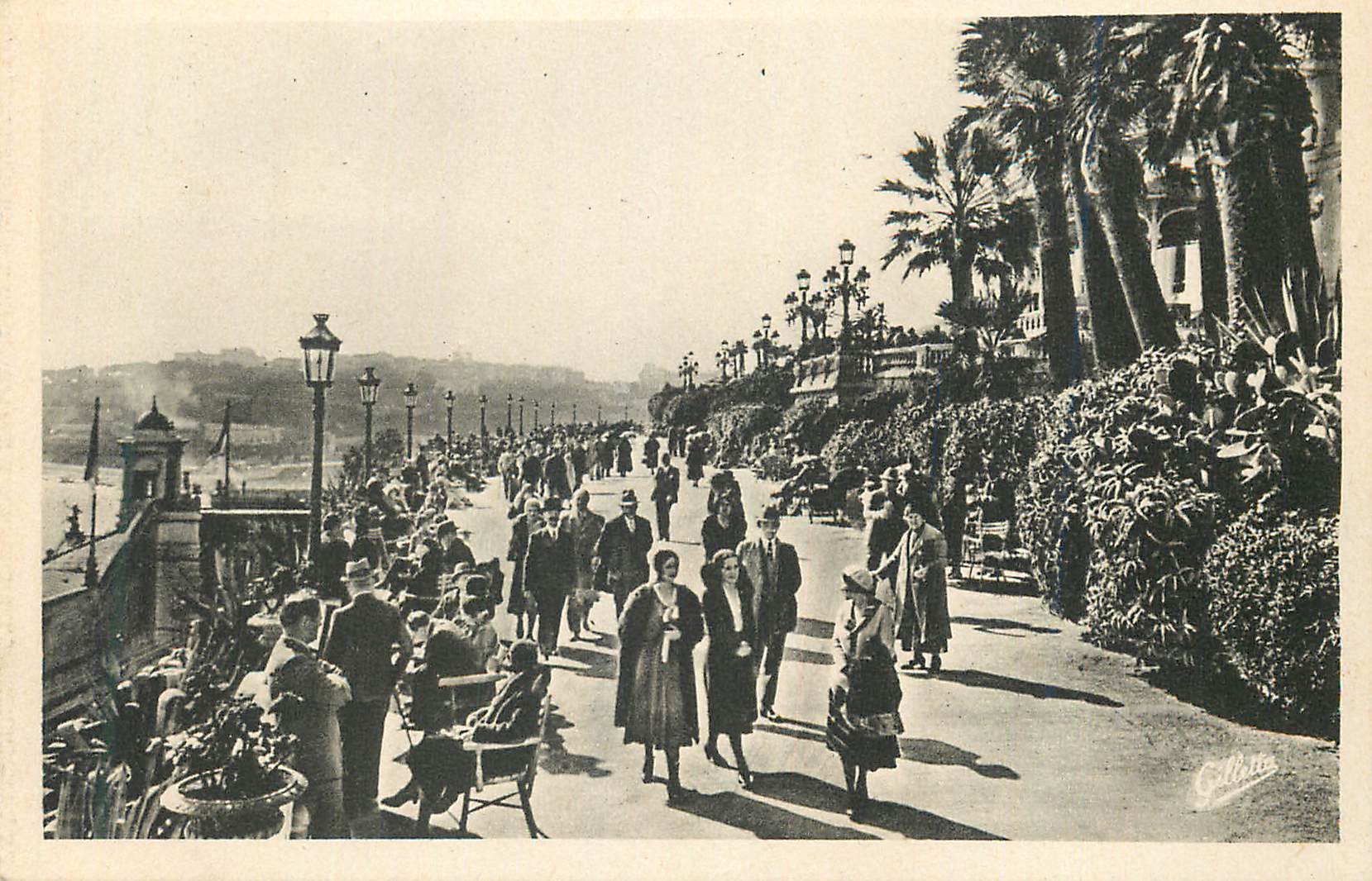 CPA Monte Carlo Cote d'Azur Artistique Les Terrasses et le Rocher