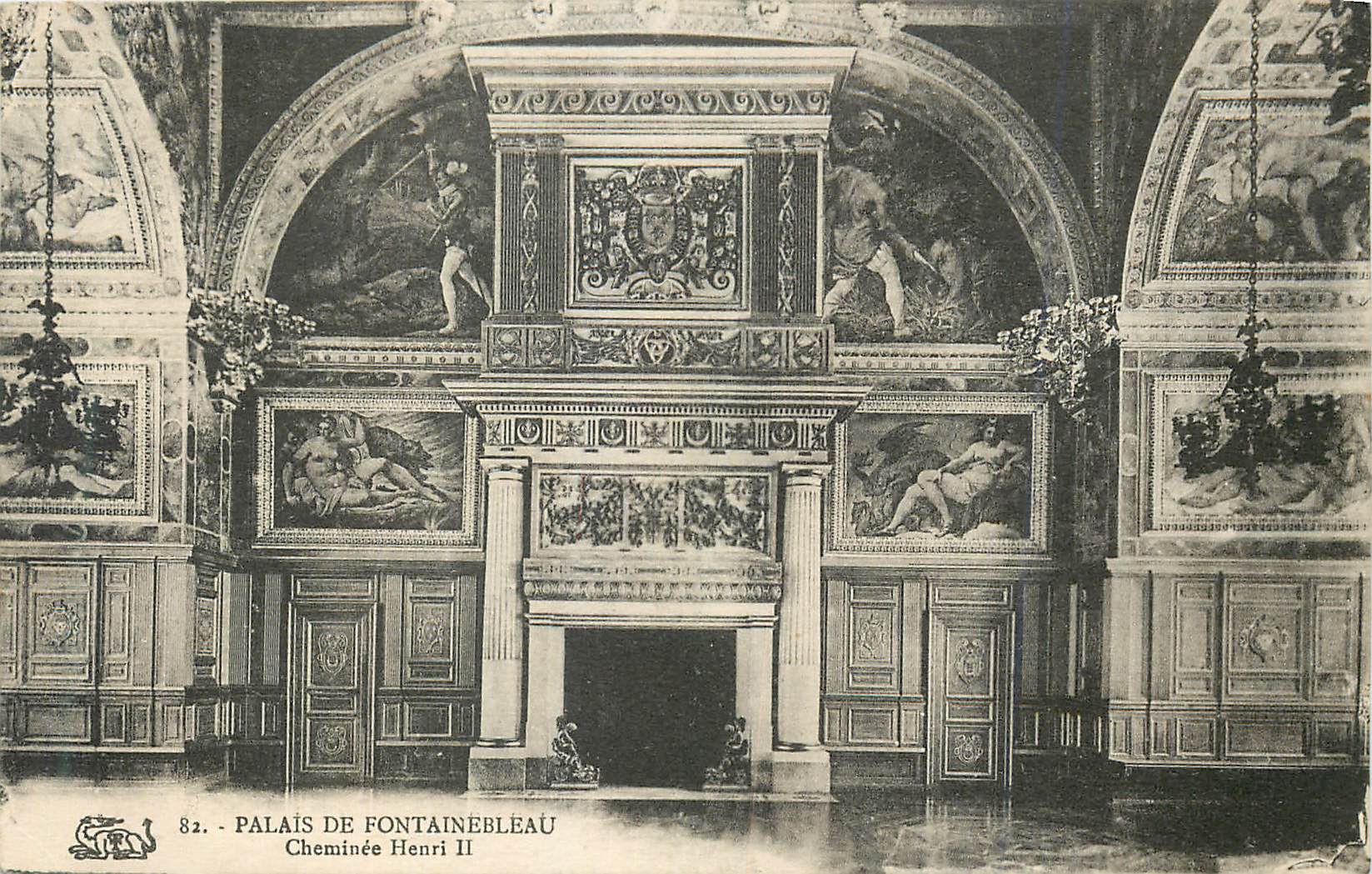 Palazzo di Fontainebleau — Camino di Enrico II — n° 82